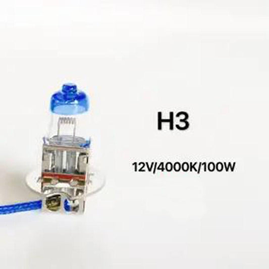 2pcs Xenon Halogen Car Bulb 12V100W H4 High Beam and Low Beam Integrated H3 H1 H7 Fog Lamp Car Headlight Super Bright Spotlight