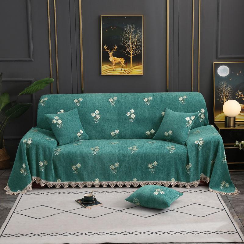 Thick Ins Throw Blanket Simple Couch Bed Sofa Cover Anti Pilling Living Room Anti Dirt Cloth Four Seasons Universal Sofa Universal Cover