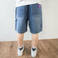 Children's Clothing Pants Children's Casual Jeans Summer Clothing Large Children's Five-point Pants Loose Shorts Pants All-match