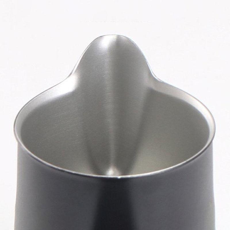 1pc 350ml-700ml Milk Jug Stainless Steel Frothing Pitcher Pull Flower Cup Coffee Milk Frother Latte Art Milk Foam Tool Coffeware