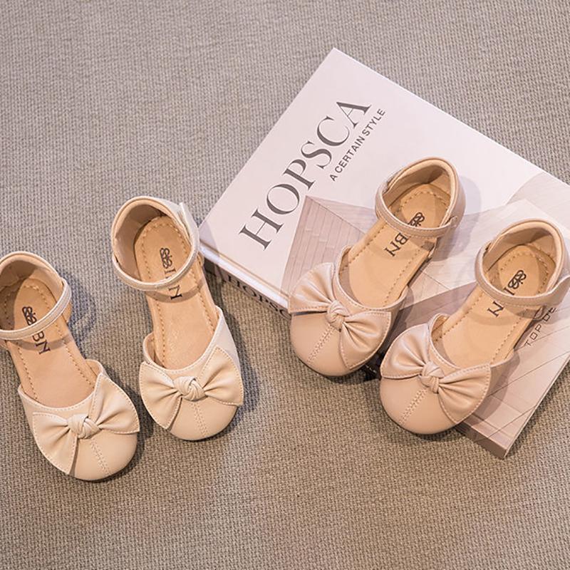 Girls' Shoes Summer Women's Treasure Soft-soled Princess Shoes Spring Style Single Shoes Children's Baotou Sandals Girls