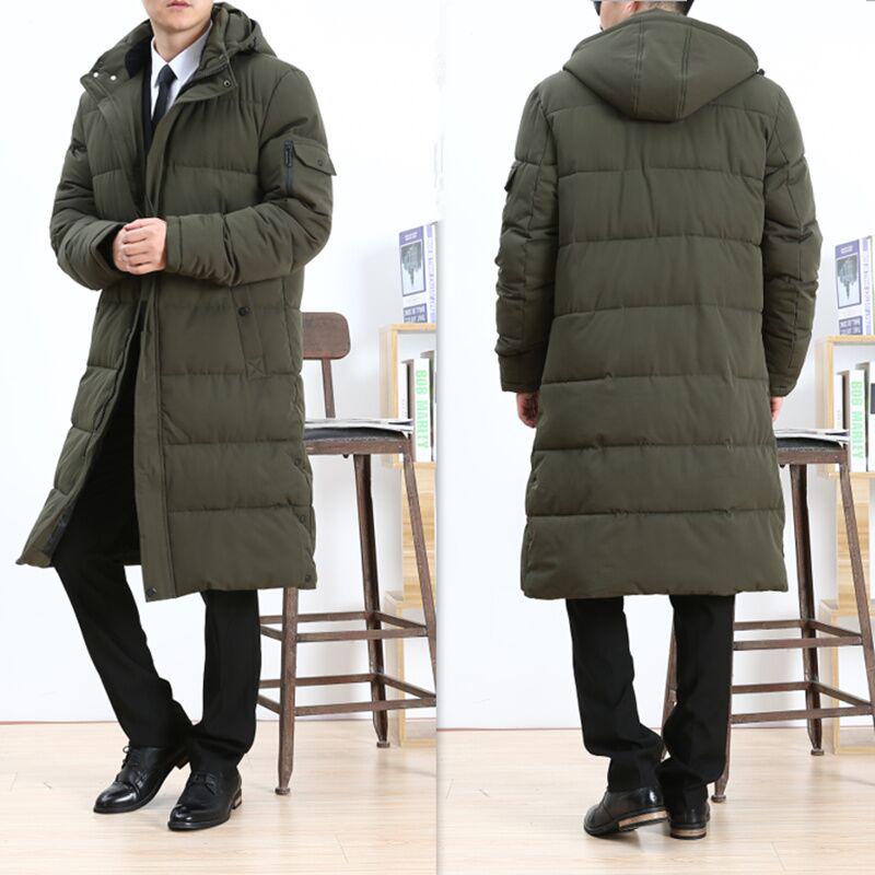 Medium and long section Cotton clothing Large size Down jacket Trend Leisure Men's clothes Winter