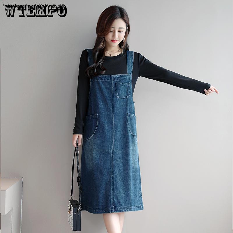 Dress Summer Casual Feminino Vestidos Women Denim Blue Plus Size