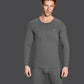 Men Winter Thermal Underwear O-neck Autumn Tight Suit Thicken Windproof Comfortable Soft Lining Long Sleeve High Elasticity Versatile Spring Pajamas