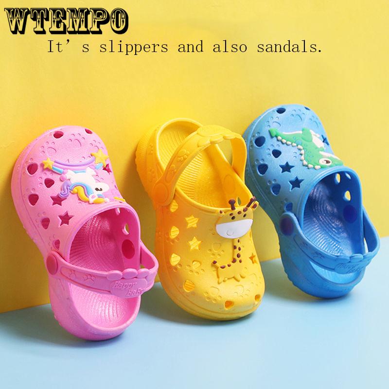 Anti-slip Shoes Giraffe Baby Shoes Baby Boys Girls Kawaii Yellow Summer Sandals