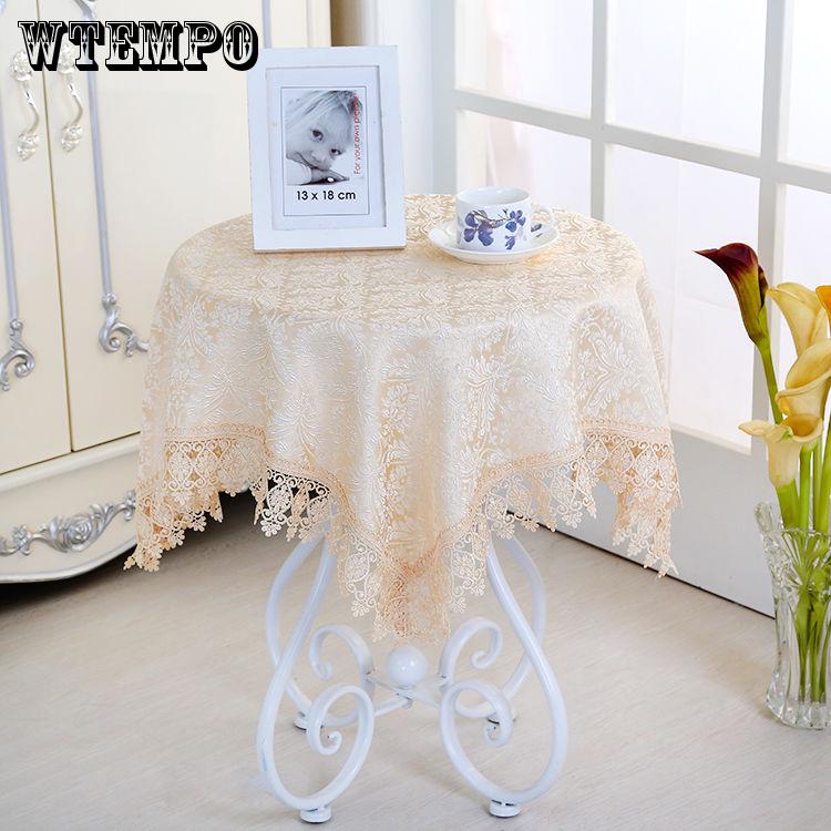 WTEMPO Tablecloth Waterproof and Oil-proof Fabric Cotton and Linen Tablecloth Coffee Table Cloth