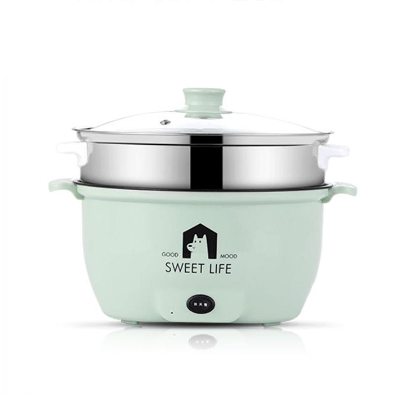 Electric Frying Pan Non-stick Multi-function Electric Heating Pot Student Mini Electric Pot Household Pot with Integrated Electric Cooker