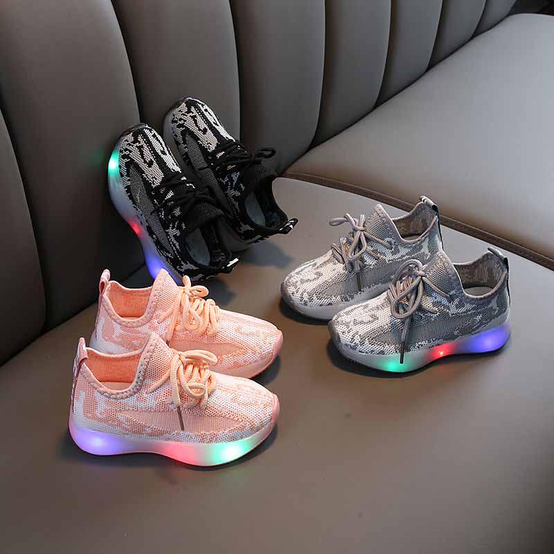 21-30 Summer Child Sneakers with Light Kids Breathable Non-slip Basketball Shoes Lightweight Running Shoes Comfortable Deodorant Girl Shoes