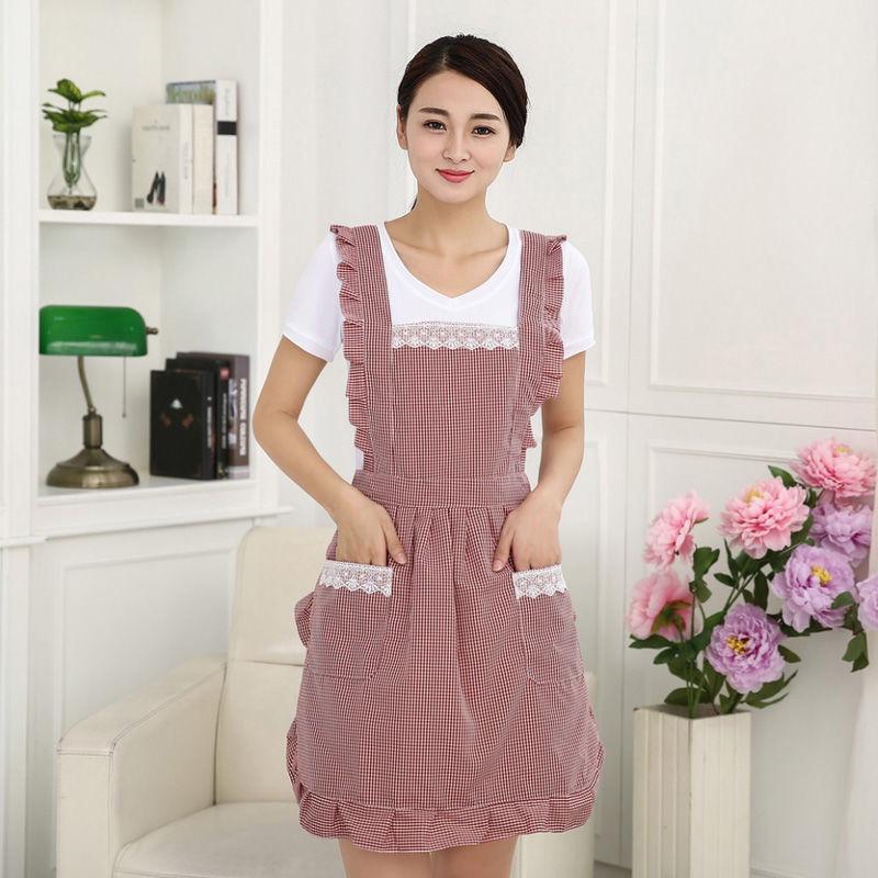 Apron Home Kitchen Waterproof, Oil-proof, Breathable and Comfortable Overalls Cute Japanese Men and Women Can Cook Around The Waist