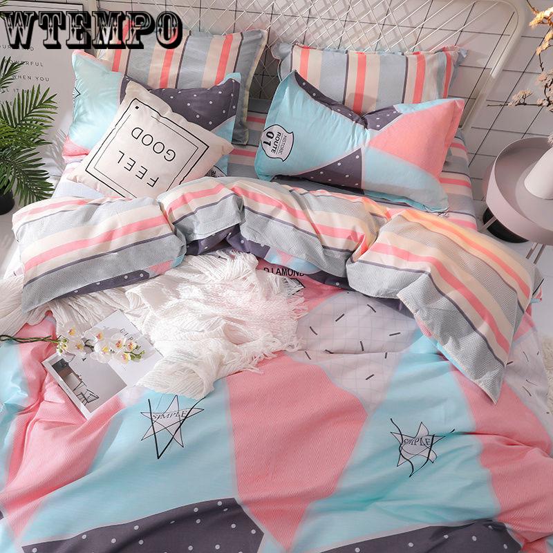 Bedding Set  Bed Linens 4pcs/set Duvet Cover Set European Style Bed Set Flower Bedclothes