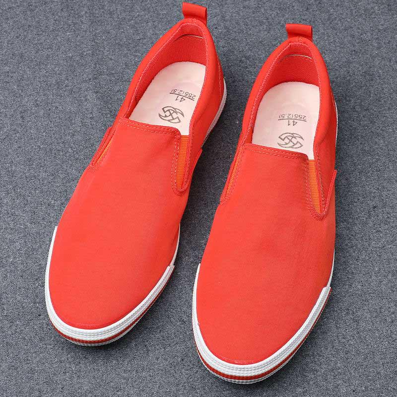 Plus Size 38-44 Summer Men Canvas Sneakers Comfortable Deodorant Running Basketball Shoes Breathable Shockproof Non-slip Shoes