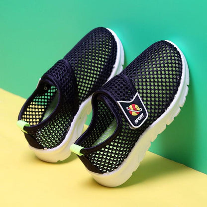 Summer Boys Casual Shoes Net Shoes Breathable Children's Sports Shoes Student Girls Campus White Shoes Children's Shoes