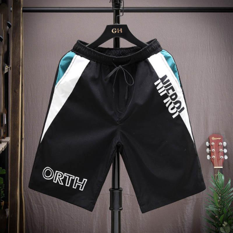 Overalls Shorts Men's Outer Wear Casual Fashion Summer Sports Five-point Pants Large Size Loose Student Korean Pants