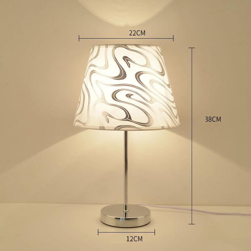 Simple and Modern Bedroom Lamp Creative Warm and Romantic Home Table Lamp Bedroom Bedside Lamp Light Dimming Counter Lamp