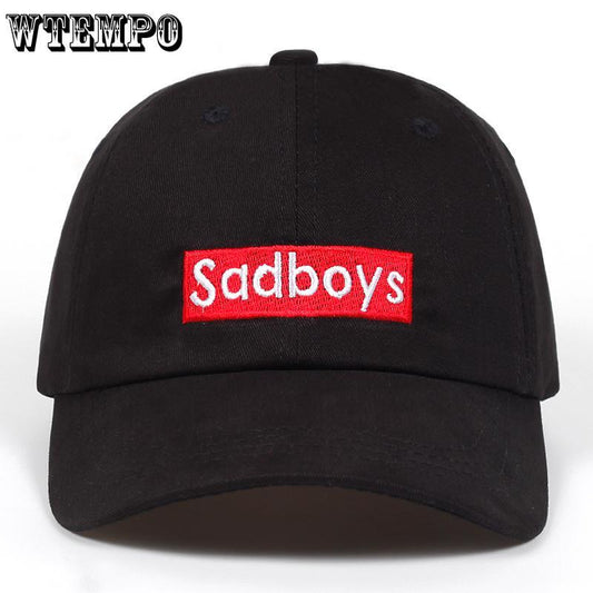 Sad Boys Letter Dad Hat Cotton Baseball Cap Women Men Adjustable Snapback Hat Fashion Caps