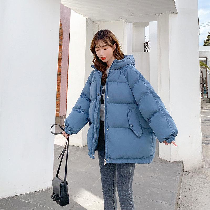 Winter Fashion Trend of Down Cotton Jacket Women's Short Korean Style Loose Warm and Comfortable Bread Jacket