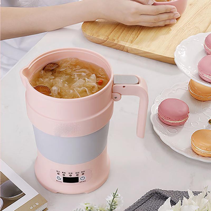 Portable Electric Kettle Foldable Boiling Water Insulation Household Mini Travel Artifact Automatic Power-off Small