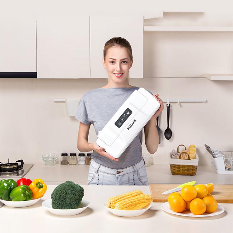 Household Food Vacuum Sealer Packaging Machine Include Bags Best Kitchen Food Vacuum Sealer 220V/110V Automatic Commercial