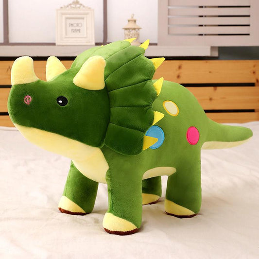 Lovely Dinosaur Plush Toy Soft Boy Triceratops Doll Jurassic Animal Doll Kids Birthday Present