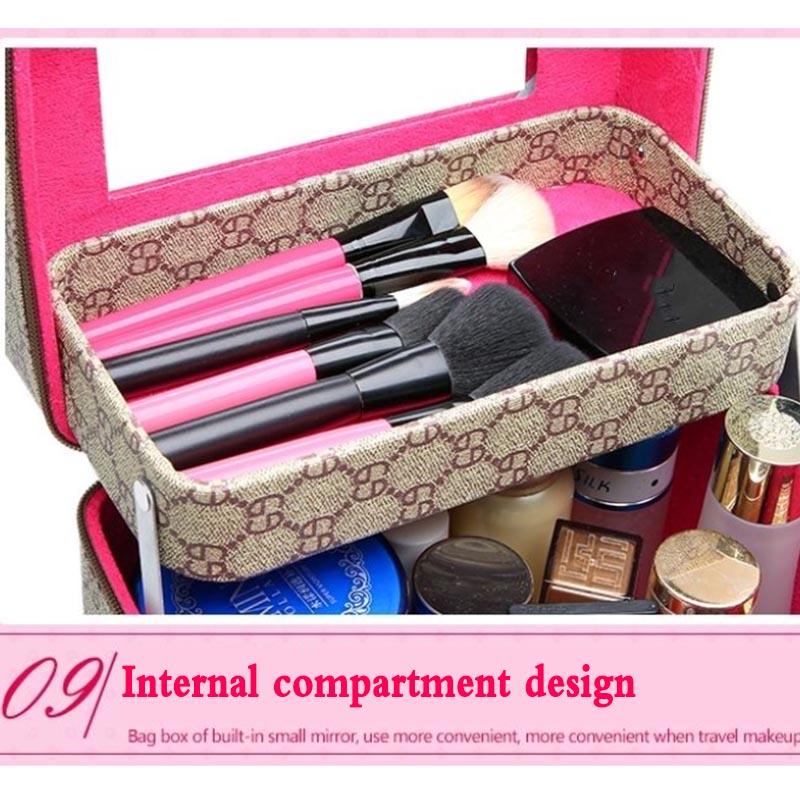 Cosmetic Bag Oversized Go Out Portable Large-capacity Cosmetic Storage Box Travel Cosmetic Case