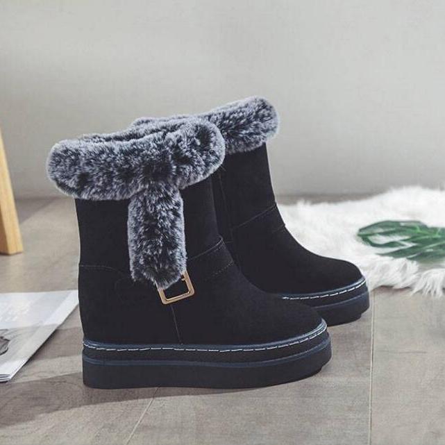 Women Boots 2019 Winter Shoes Woman Snow Boots with Plush Inside Botas Mujer Waterproof Winter Boots