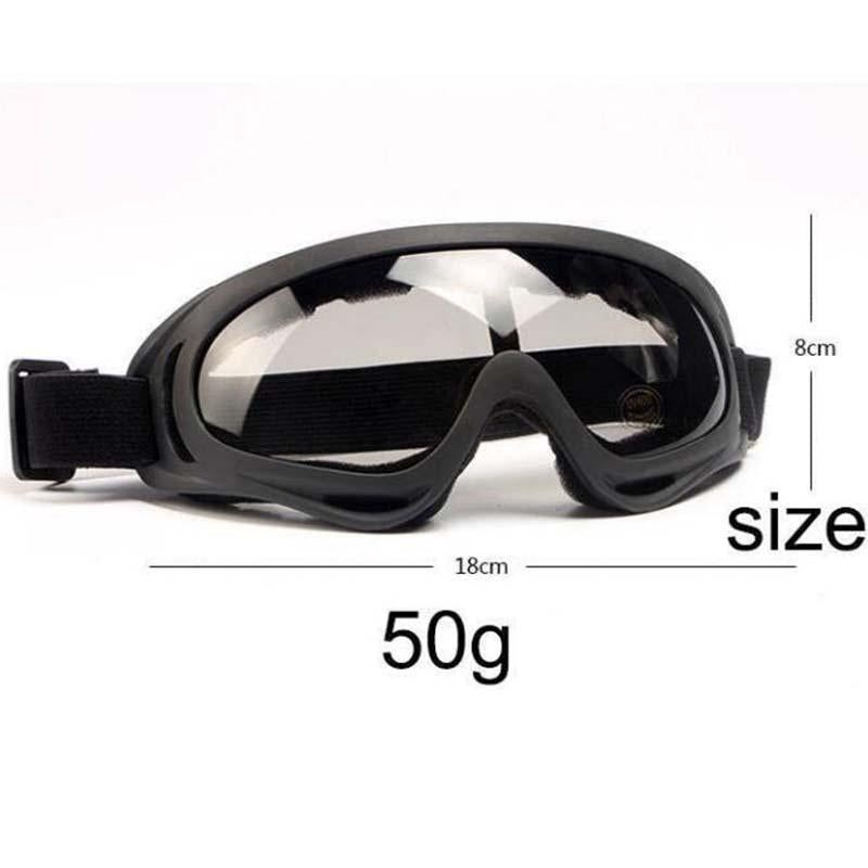 1 Pcs HD Fully Sealed Protection Goggles Anti-fog Anti-impact Mask Riding Motorcycles Windproof Glasses