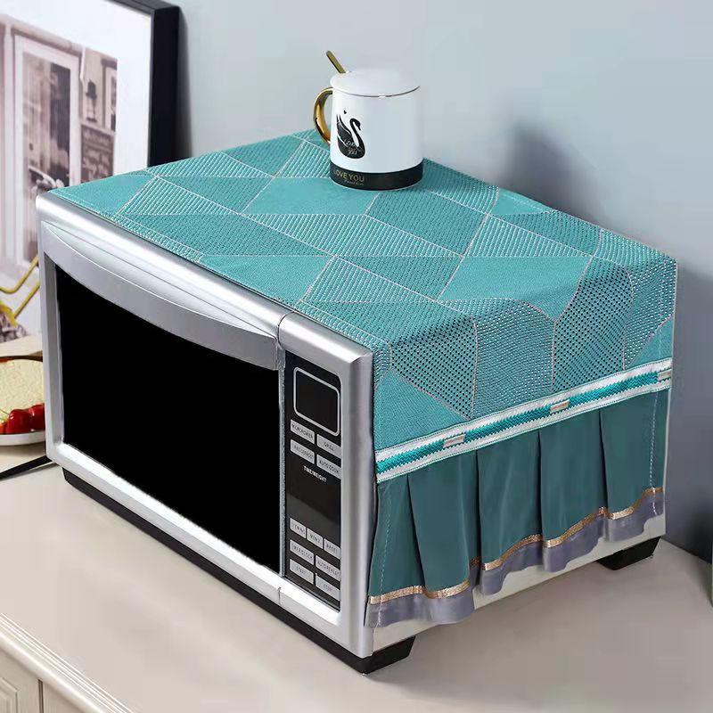 Oven Cover Microwave Oven Cover Cloth Cover Cover Oil-proof Refrigerator Cover Towel Microwave Cover Oven Cover Dust Cover