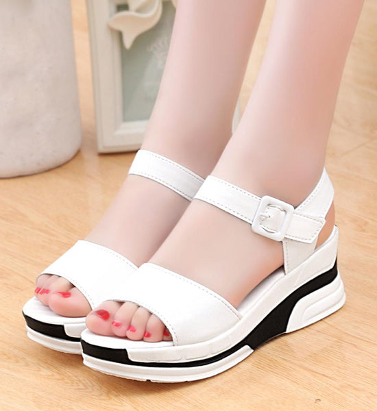 Fashion Sandals Women's Flat Shoes Platform Slippers Casual Shoes