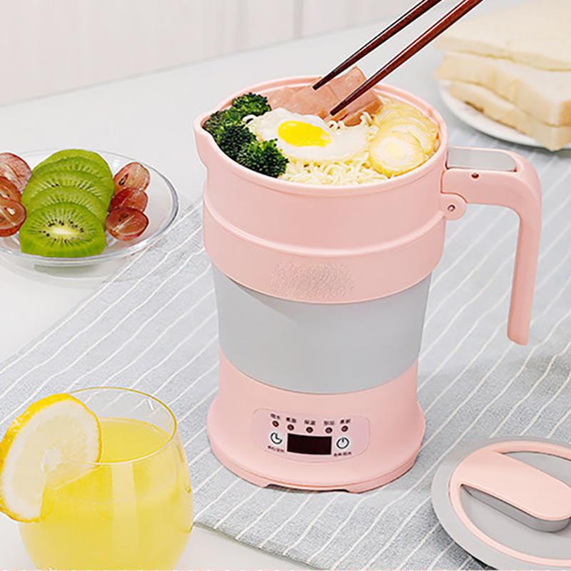 Portable Electric Kettle Foldable Boiling Water Insulation Household Mini Travel Artifact Automatic Power-off Small