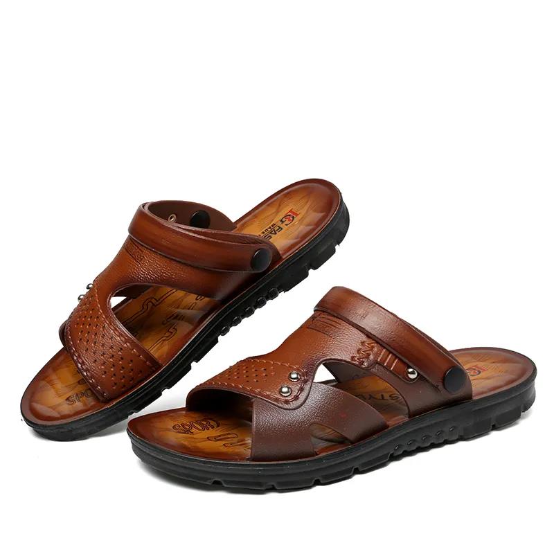 Summer Sandals Beach Fashion Breathable Sandals Soft Sole Sandals Sprayed Men's Sandals