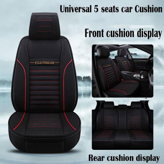 5 set Auto Seat Cushion 5 seats Universal car seat cover Waterproof Car Seat Cover Universal Leather