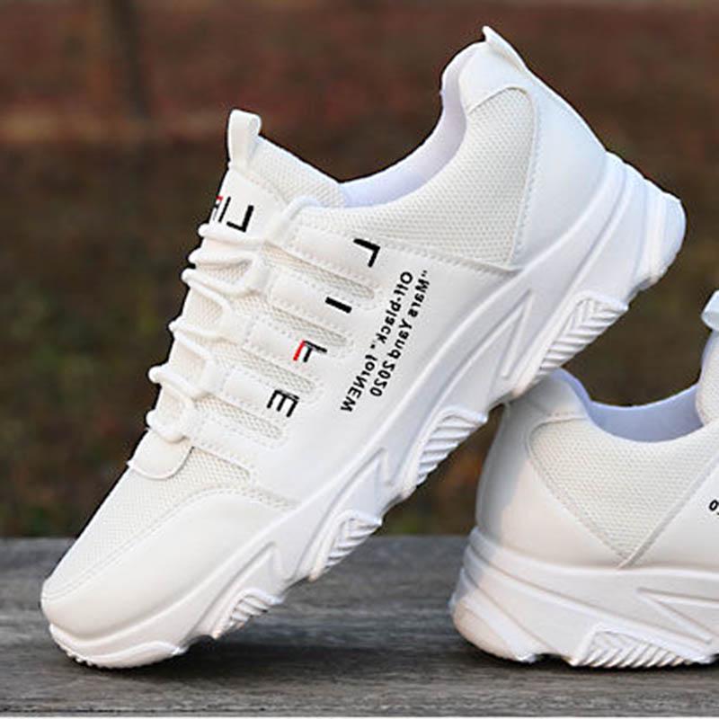 Plus Size 39-44 Men Mesh Sneakers Low-top Running Sports Basketball Shoes Non-slip Comfortable Wear-resistant Sports Shoes