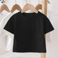 Summer Kids Cute T Shirts Short Sleeve Tops Korean Style O-neck Loose T Shirts For Children Girls Boys