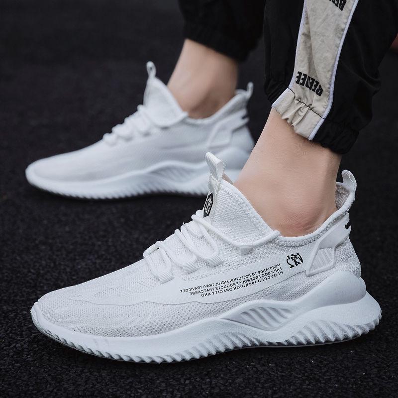 2020 Spring Men's Shoes Casual Board Shoes Korean Version of The Trend of Sports Running Wild Breathable Mesh Summer Shoes