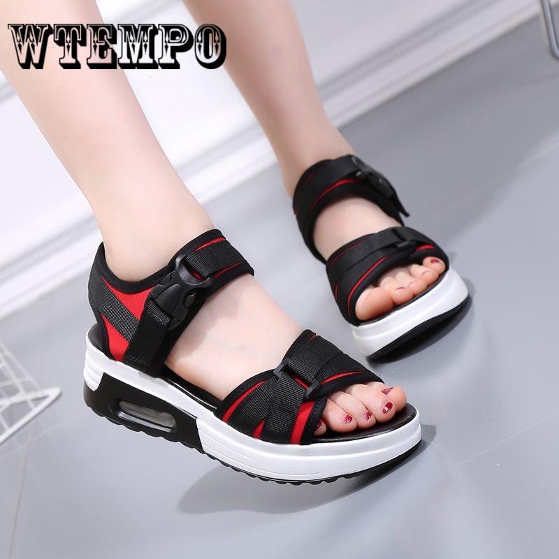 Sandals Women Summer Sandals Platform Sandal Shoes Breathable Comfort Shopping Women's Walking Shoes