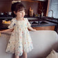 Girls Dress Summer Lace Floral Sweet Princess Skirt Summer Children's Clothing Children's Skirt Puff Skirt A-line Skirt