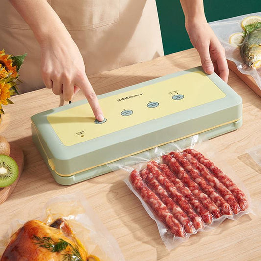 10Pcs Bags Foe Free Best Food Vacuum Sealer Automatic Commercial Household Food Vacuum Sealer Packaging Machine