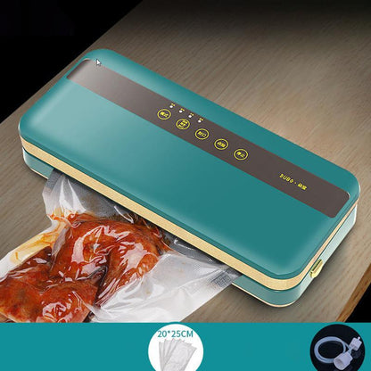 Best Food Vacuum Sealer 220V/110V Automatic Commercial Household Food Vacuum Sealer Packaging Machine Include 10Pcs Bags