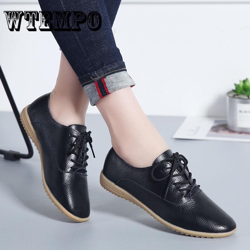 Pair of Shoes Women Ballet Flats Summer Casual Women Shoes Women Loafers Leather Hollow Sandals