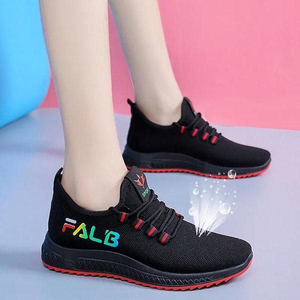 Women's Walking Shoes Soft Bottom Non-slip Breathable Sports Shoes Large Size Casual Flat Sneakers