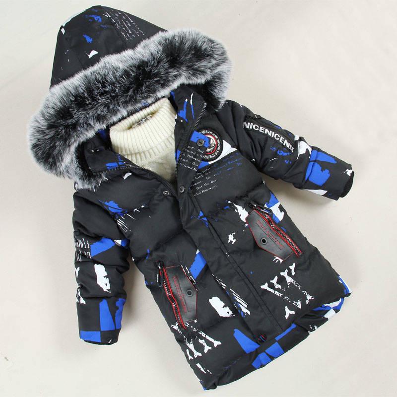 Camouflage Winter Down Parka Jackets for Boy Girls Down Coat Thick Warm Kids Children's Jackets