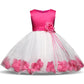 Flower Christmas Girl Dress Wedding Princess Tutu Party Events Dresses for Teenage Girl Dress Ceremonies Kids Children Clothes