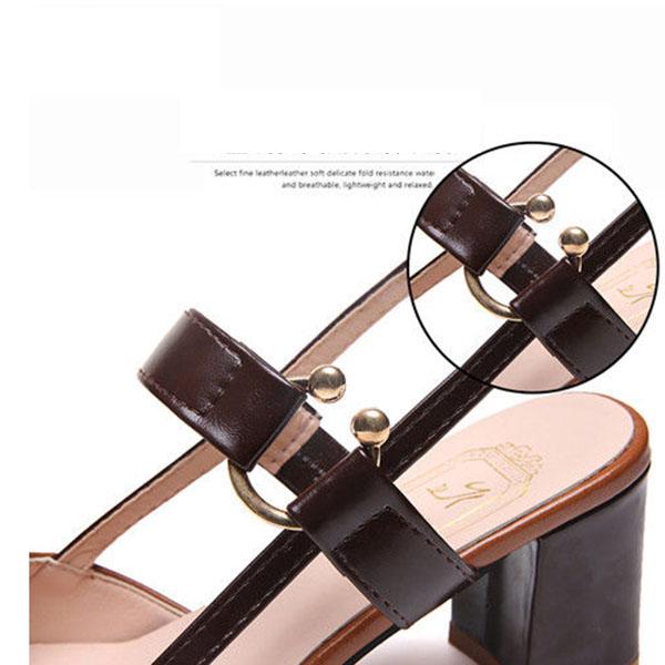 Women Slippers Pointed Toe High Heels Slippers Ladies Fashion Women Pumps Chunky Heel Sandals Shoes