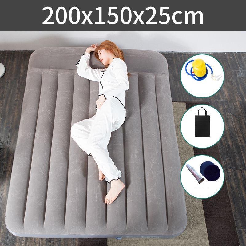 Household Lazy Bed Thickened and Enlarged Single/double Inflatable Bed Outdoor Folding Portable Air Bed