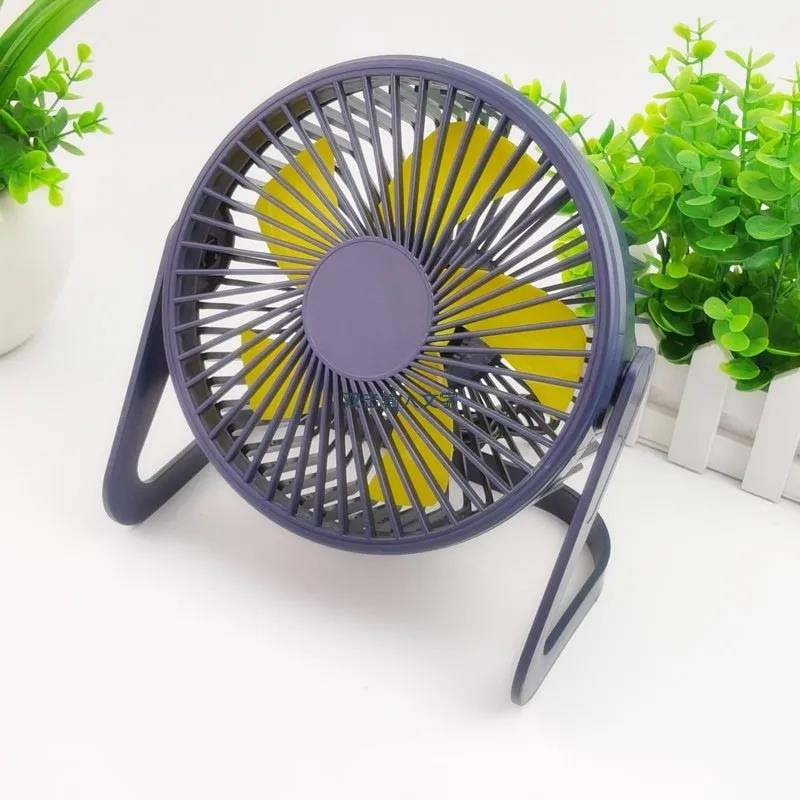 USB Plug-in Silent Small Fan Portable Desktop Mini Strong Wind Adjustable Electric Fan