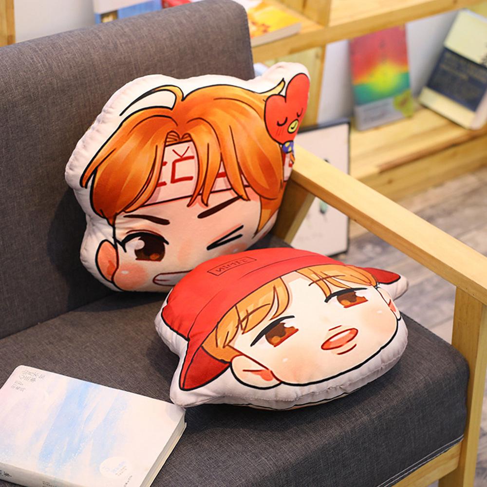 Bangtan Boys Pillow BTS K-Pop Pillowcase Furniture Decoration Face Yourself Cushion Pillow Throw