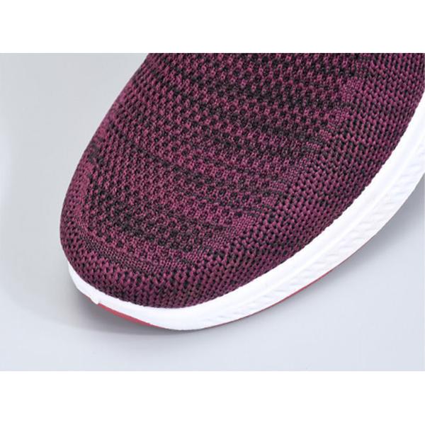 Women's Slip on Flat Shoes Non-slip Soft Bottom Breathable Mesh Knitted Sneakers Casual Sports Shoes Spring and Autumn Outdoor Walking Shoes