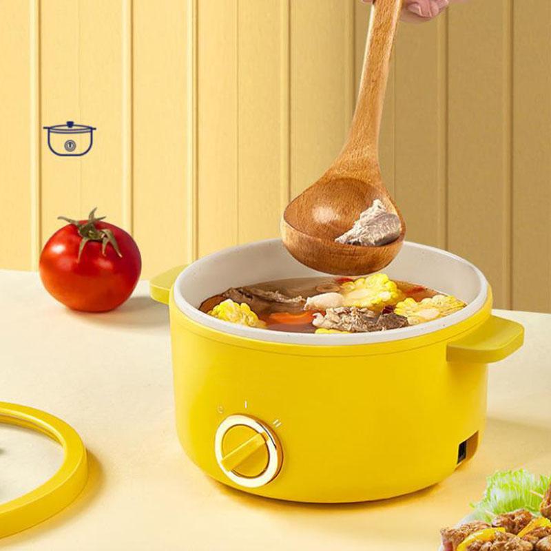 Electric Cooker Dormitory Electric Cooker Multifunctional Household Electric Frying Noodles Small Electric Cooker Non-stick Pot