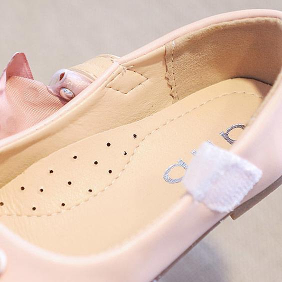 Baby's Shoes Girl's Leather Shoes In Spring and Summer Non Slip Bowknot Children's Shoes Versatile Little Girl's Single Shoes