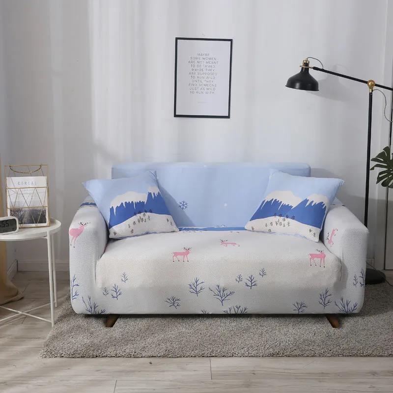 Elastic Magic Sofa Cover All-inclusive Sofa Cover for Living Room Full-enclosed Dust-proof Non-slip Armchair Slipcover Universal Armchair Cover